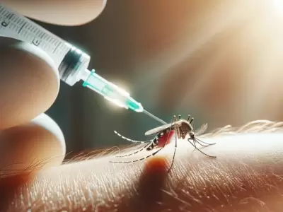 Vacuna contra el dengue.