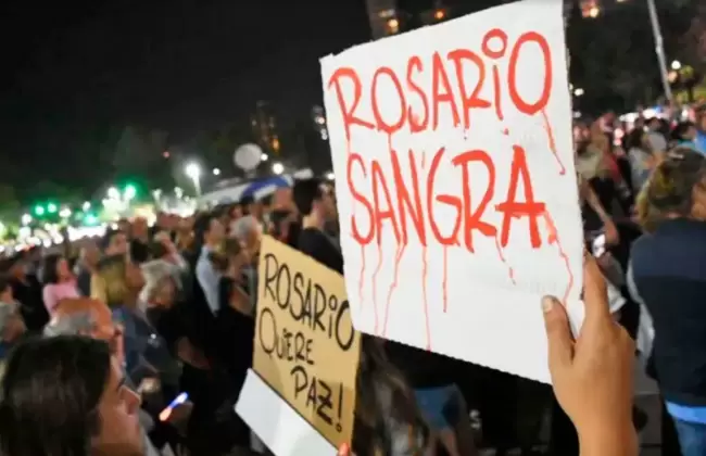 Violencia en Rosario.