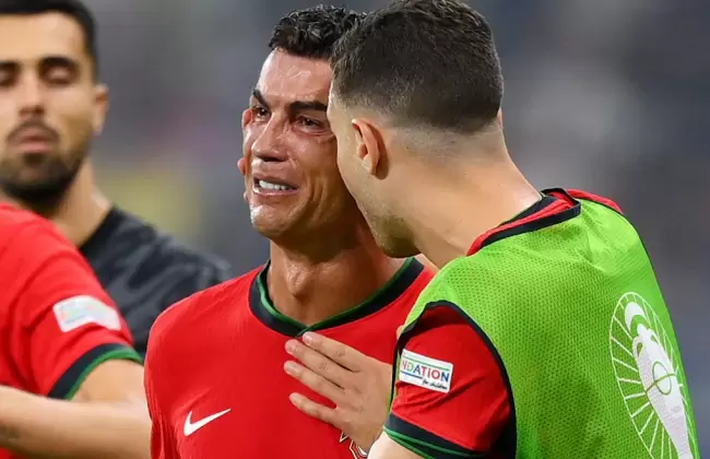 Ronaldo llorando